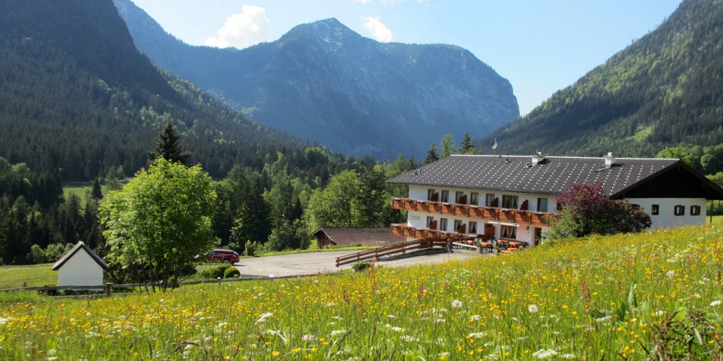 Das Gästehaus im Sommer