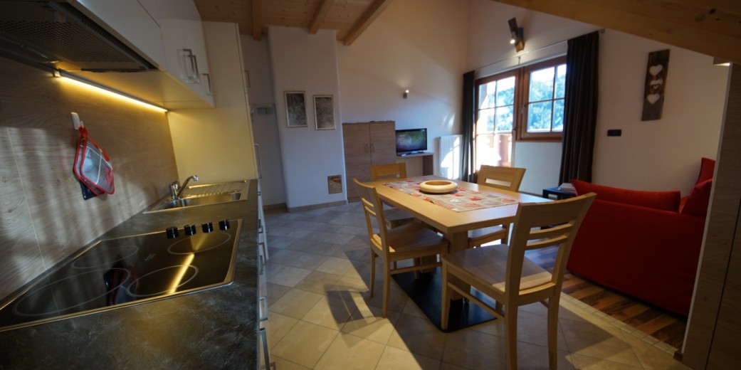 Blick in die Ferienwohnung