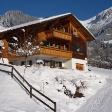 Haus Bergblick im Winter
