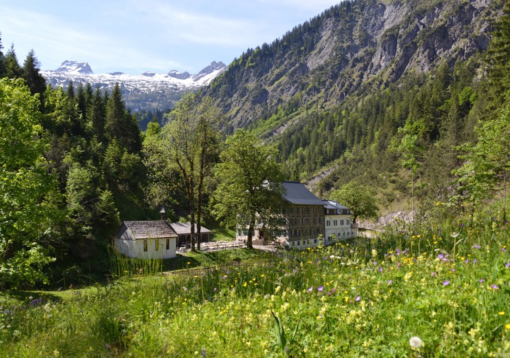 Alpengasthof Bad Rothenbrunnen v osrednjem območju biosfernega območja