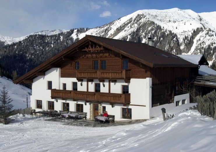 Der Berggasthof im Winter